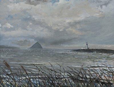 Ailsa Craig vanaf Arran, 2007 door Vincent Alexander Booth